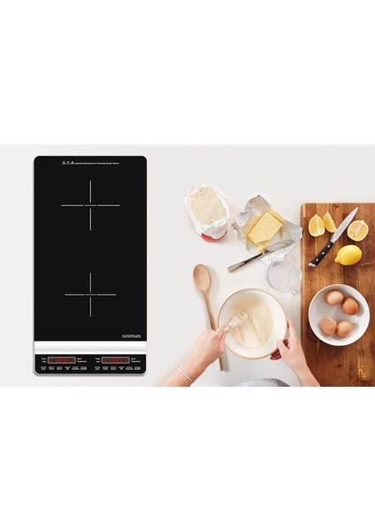 Dinamiko Deep Ikili Indüksiyonlu Ocak (G10139) - 3100 W, Ultra Ince Tasarım ve Soft-Touch Kontrol modelleri