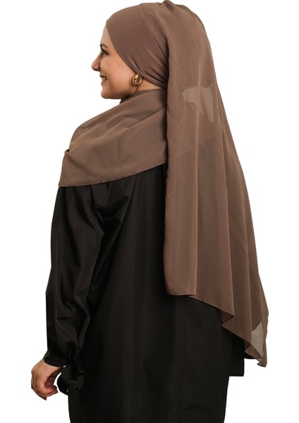 Vizon Pratik Hazır Geçmeli Bone Şal Şifon Düz 2506_10 modelleri