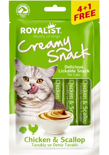Creamy Snack Kedi Ödül Maması – 5’li Paket
