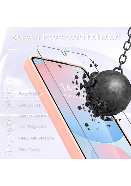 Samsung Galaxy A36 Uyumlu Ekran Koruyuculu Kılıf Magsafe Sarj Destekli Kamera Çıkıntılı Mat Kapak fırsatları