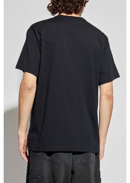 Erkek Maglıetta Serıgrafıche T-Shirt - Siyah fırsatları