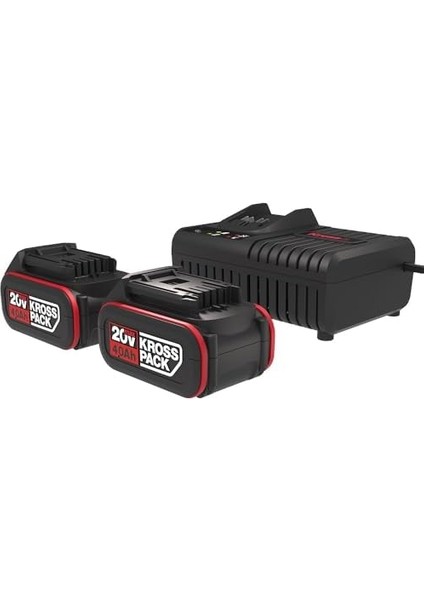 KAD21 20VOLT 4.0AH Li-Ion Krosspack 2 Adet Akü ve Akü Şarj Cihazı fiyatları