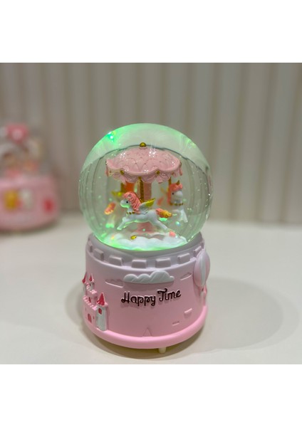 Atlı Karınca Motorlu Işıklı Müzikli Büyük Boy Kar Küresi TKY0408 fiyatları