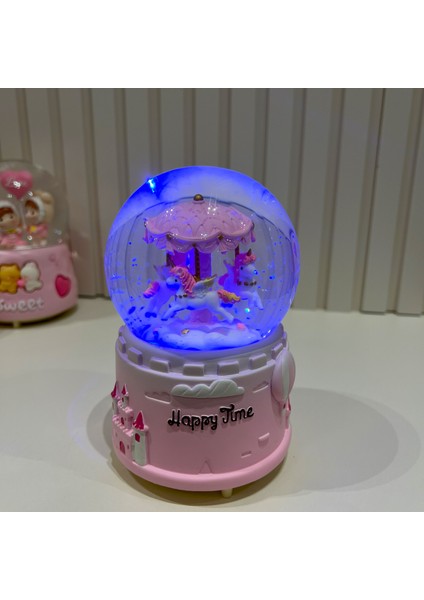 Atlı Karınca Motorlu Işıklı Müzikli Büyük Boy Kar Küresi TKY0408 fırsatları