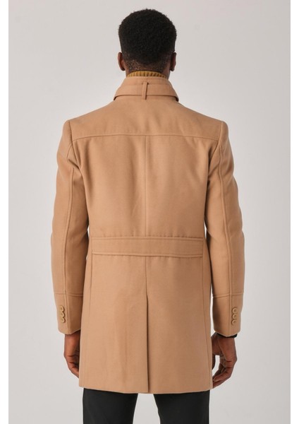 Erkek Kaşe Kaban – Çıkartılabilir Fermuarlı Ribanalı Yaka, Slim Fit Italyan Kesim, Şık ve Fonksiyonel Bej, Taba, Kahverengi, Gri, Siyah fiyatları