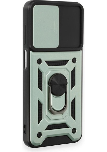 CPT16 Samsung Galaxy M14 5g Kılıf Pars Lens Yüzüklü Silikon - Yeşil fiyatları