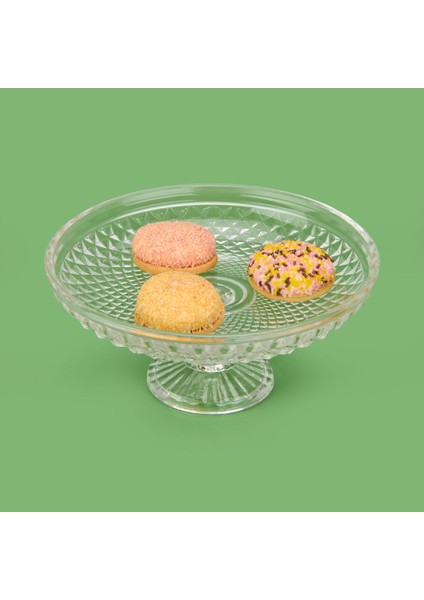 Glass Espina Ayaklı Sunumluk - Şeffaf - 19X11 cm fiyatları