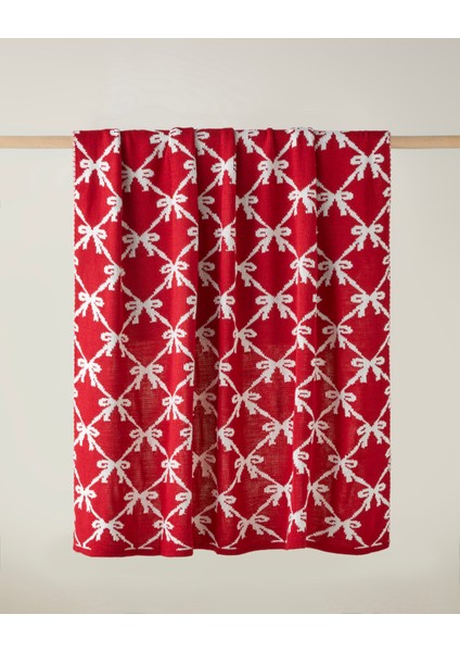 Red Year Koltuk Şalı 130X170 cm Kırmızı