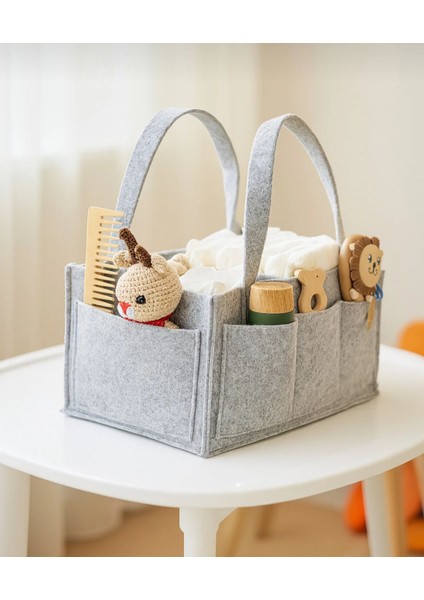 Keçe Bebek Bakım Çantası Organizer Düzenleyici Çanta modelleri