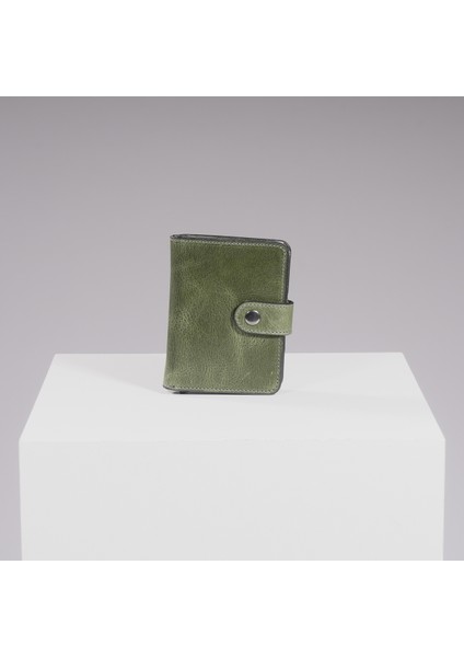 Thyke Vintage Deri Cüzdan Kartlık