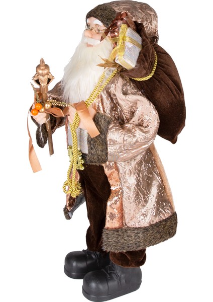 Yılbaşı Noel Baba, Asalı, Kahverengi - 32X60 cm modelleri