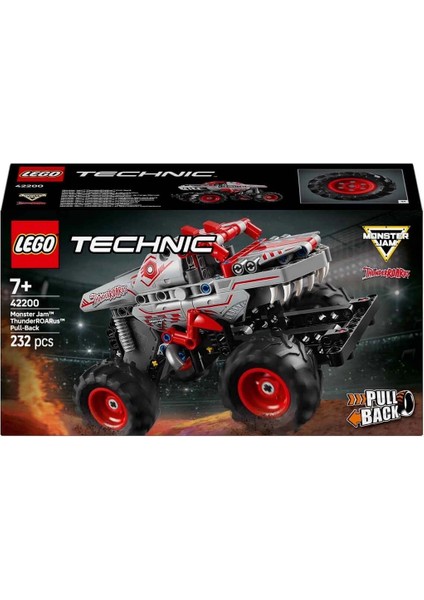 LEGO Technic Monster Jam Thunderroarus Çek-Bırak 42200 fırsatları