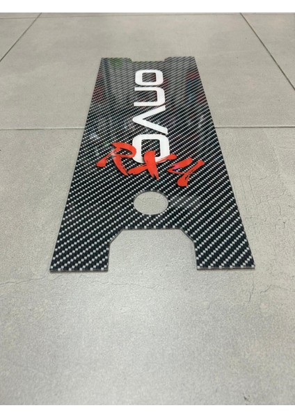 Onvo Rx4 Scooter Deck Plexi - Lüks Parlak Kaplama & Leke Tutmaz Zemin Kırmızı fiyatları