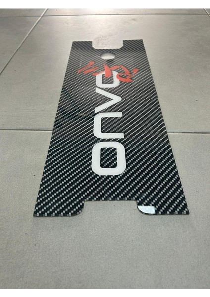 Onvo Rx4 Scooter Deck Plexi - Lüks Parlak Kaplama & Leke Tutmaz Zemin Kırmızı modelleri