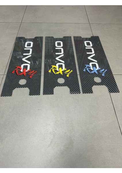 Onvo Rx4 Scooter Deck Plexi - Lüks Parlak Kaplama & Leke Tutmaz Zemin Kırmızı indirimleri