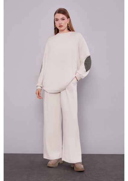 Haki Kendinden Desenli Yelekli Üçlü Takım fiyatları