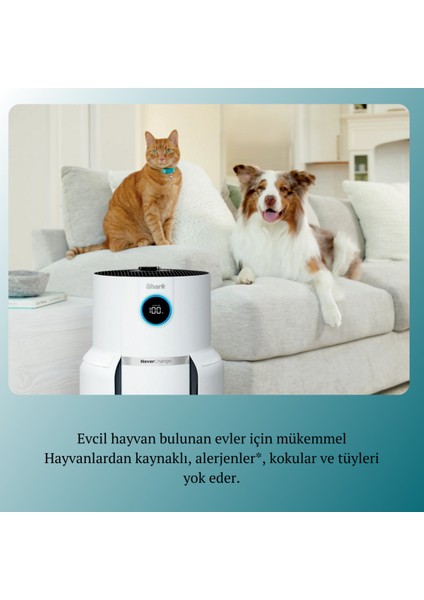 Clean Sense Iq Hava Temizleyicisi Max ,evcil Hayvan Tüyü, Toz, Virüs ve Kötü Koku Yok Eder fırsatları
