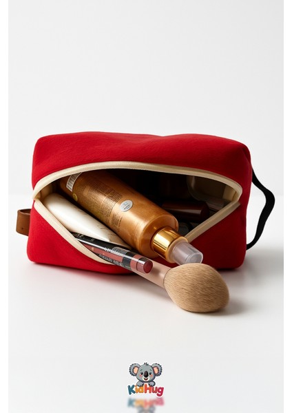 Peluş Yumuşacık Makyaj Çantası 25 cm Kadın Organizer Premuim Kumaş [ 5 Farklı Renk Seçeneği ] modelleri