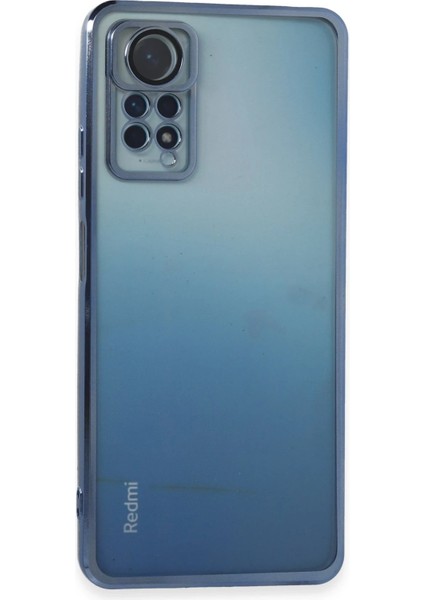 Nrzsnt Newface Xiaomi Redmi Note 11 Pro Kılıf Razer Lensli Silikon - Açık Mavi