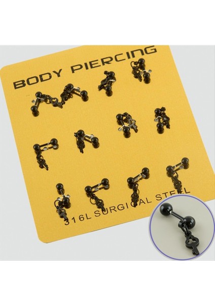 Anahtar Çelik Piercing 1 Adet