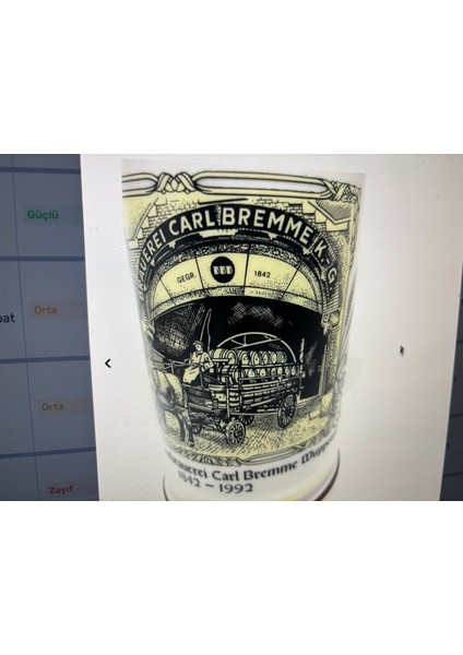 Alman Sahm Tankart - 27 cm Yüksekliğinde fırsatları