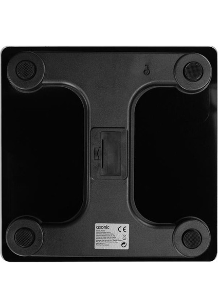 Asonic BS260 Siyah 260X260 mm Dijital Bluetooth Baskül (2*aaa Pil Hediyeli) modelleri