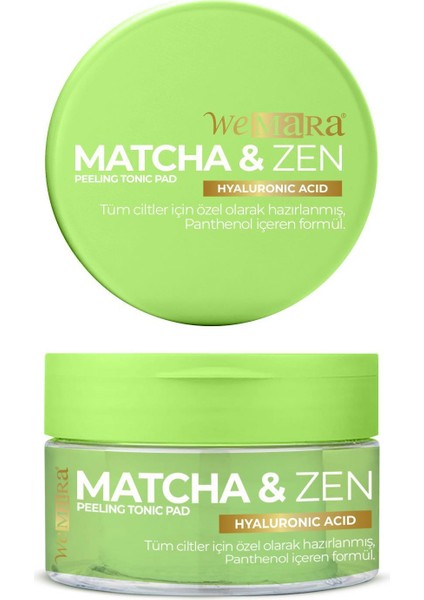 Wemara Matcha Zen Peelıng Tonıc 40 Lı Pad 100 ml