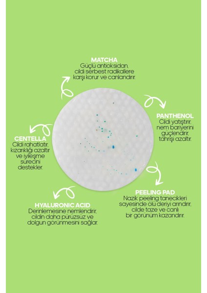 Wemara Matcha Zen Peelıng Tonıc 40 Lı Pad 100 ml fiyatları