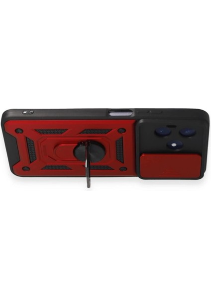 Realme C53 Kılıf Pars Lens Yüzüklü Silikon - Kırmızı - MRS8008-6737 indirimleri