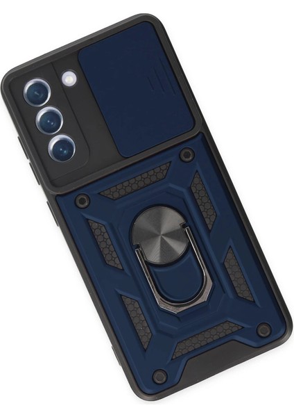 Samsung Galaxy S21 Fe Kılıf Pars Lens Yüzüklü Silikon - Lacivert - MRS1300-7197 modelleri
