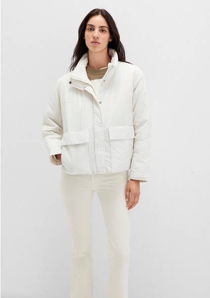 Su Itici Dik Yaka Ekru Ceket 1110618-71609 modelleri