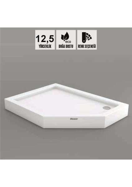 Brief Beşgen Sağ - Sol Duş Teknesi, Monoblok fiyatları