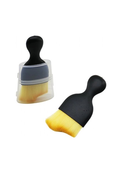 20 Adet Oto Araç Torpido - Çok Amaçlı El Tipi Temizlik Fırçası Yumuşak Kıllı=1.5-2-2.5cm Pls.şeffaf Kutulu (5324)