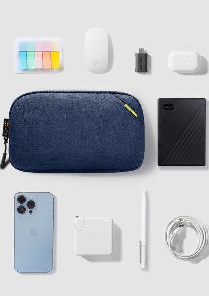 Defender A13 15" Lacivert El Çantası Notebook Kılıf Kiti - A13E3BV