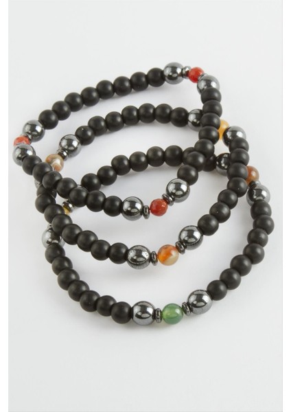 Ceyt Hematit Onix Doğaltaş Bileklik