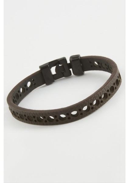 Noktalı Kaliteli Suni Deri Bileklik