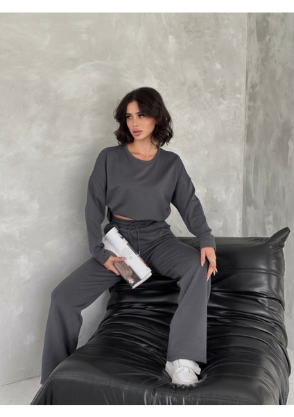 Kadin Basi?c Eşofman Takimi I?çi? Polarli Modal Kumaş fırsatları