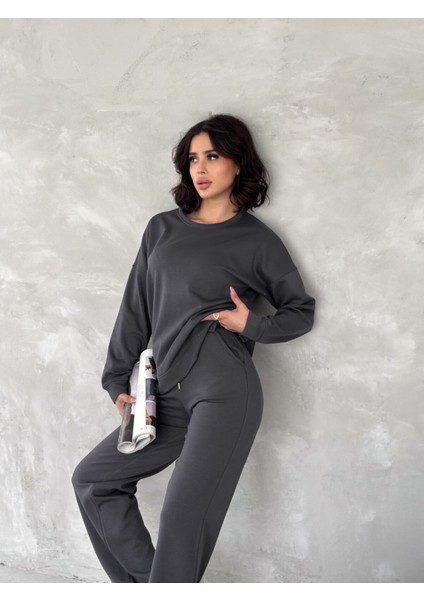 Kadin Basi?c Eşofman Takimi I?çi? Polarli Modal Kumaş indirimleri