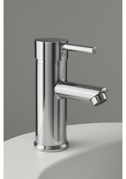 Lvabo Bataryası-Gümüş-Yuvarlak Gövde-Pirinç