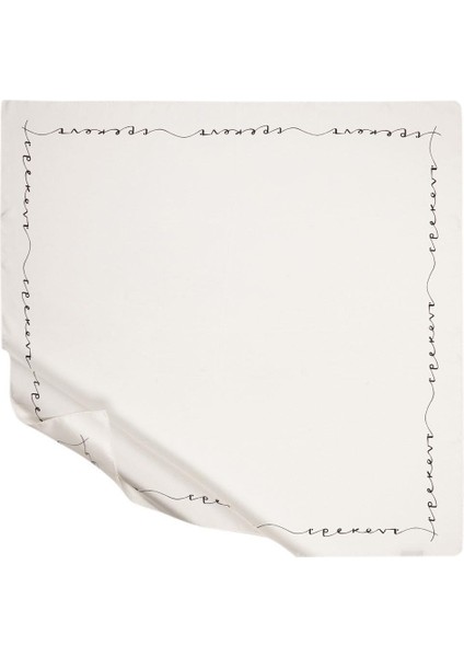 Ipekevi Signature Tivil Ipek Eşarp Beyaz