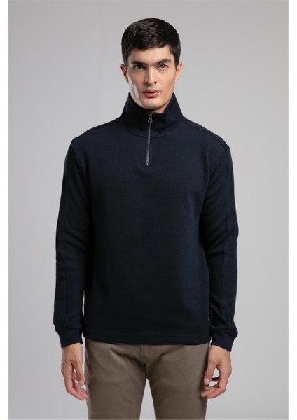 Desona Erkek Dik Yaka Sweatshirt Lacivert fiyatları