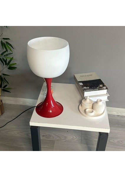 Pino Beyaz Cam Masa Lambası Dekoratif Abajur Çocuk Odası Başucu Lambası Okuma Lambası modelleri