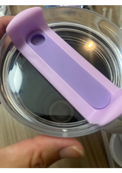 Quencher 40 Oz 1.18 Lt Termos Uyumlu Mor Şeffaf Yedek Kapak fiyatları