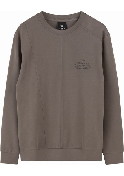 Erkek S-Shirt O Yaka Füme Erkek Sweatshirt fiyatları