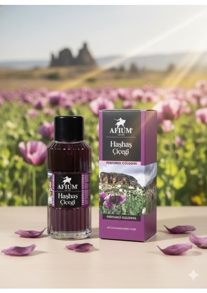 Haşhaş Çiçeği Parfümlü Kolonya (220 ml Cam Şişe) fiyatları