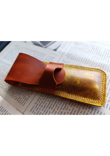 Crazy Gerçek Deri Özel Kalemleriniz Için Kalemlik ( 2*3 Kalem Için ) 27 cm \ 6 cm NLU17 fiyatları