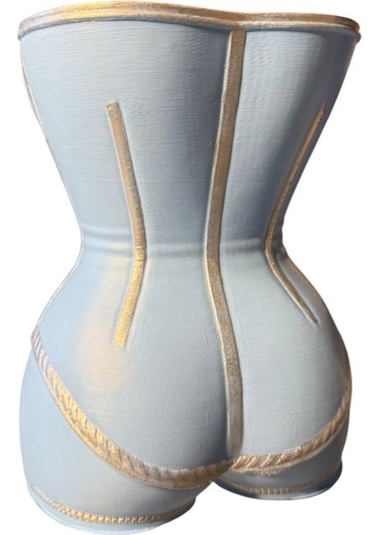 Dekoratif Kadın Büstü Şarap Şişesi Standı–estetik Tasarım–lüks Ev Dekoru(Mavi) fırsatları