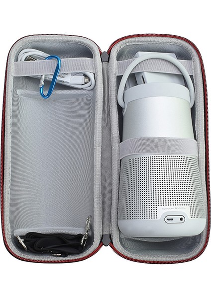 Bose Soundlink Revolve+ Iı/soundlink Revolve+ Eva Çizilmez Bluetooth Uyumlu Hoparlör Koruma Çantası Seyahat Saklama Çantası - Gri (Yurt Dışından)
