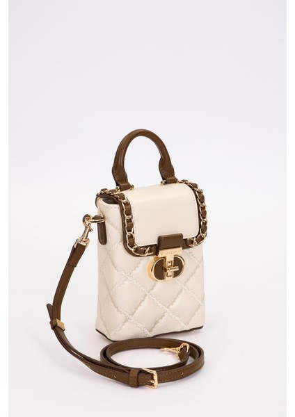 Krem Dikdörtgen Form El Çantası fiyatları