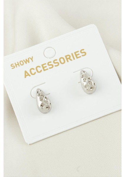 Su Damlası Trend Metal Küpe